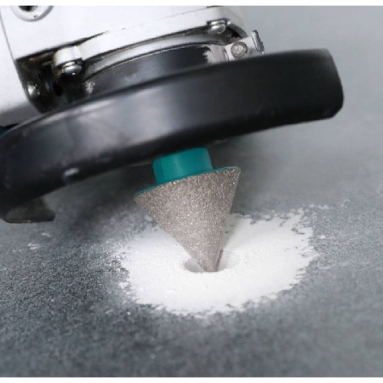 Bihui - Ποτηροτρύπανο Διαμόρφωσης Οπών 2-38 mm με Υποδοχή Μ14 (Διαμαντόμυλος Κωνικού Σχήματος)