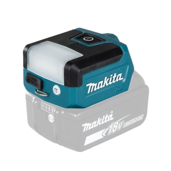 Makita - DML817 Αντάπτορας Μπαταρίας για Φακό Led 18V με Θύρα USB (Solo - Χωρίς Μπαταρία και Φορτιστή) (περιορισμένη ποσότητα)