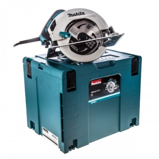 Makita - HS7601J Δισκοπρίονο 1200W 190mm με Σύστημα Αναρρόφησης σε Makpac (περιορισμένη ποσότητα)