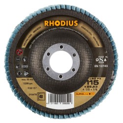 Rhodius - Δίσκος Λείανσης Μετάλλου Inox 115mm Νο 40