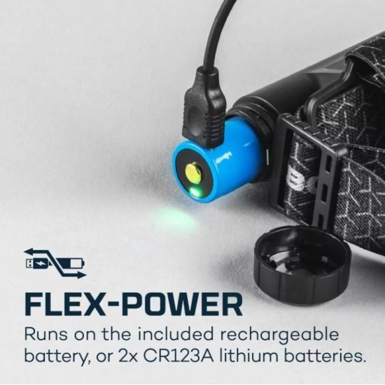 Nebo - Einstein 1500lm Επαναφορτιζόμενος Φακός Κεφαλής LED Αδιάβροχος IP67