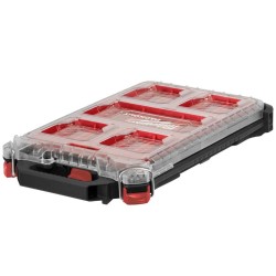 Milwaukee - Packout Λεπτή Συμπαγής Ταμπακιέρα Εργαλείων 5 Θέσεων με Ρυθμιζόμενα Χωρίσματα & Αφαιρούμενα Κουτιά