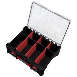 Milwaukee - Packout XL Deep Organizer Ταμπακιέρα Εργαλείων με Ρυθμιζόμενα Χωρίσματα