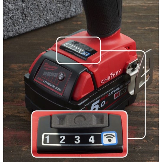 Milwaukee - M18 ONEFHIWF12-0X Μπουλονόκλειδο 18V 1898 Nm - 1/2'' (Solo - Χωρίς Μπαταρία και Φορτιστή)